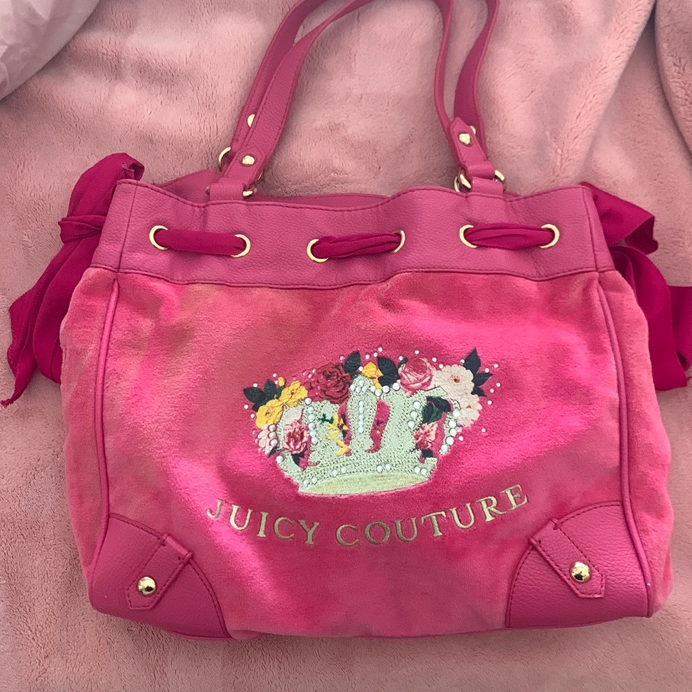 Juicy couture hot pink purse